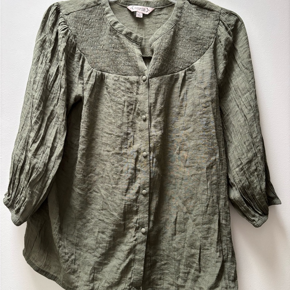 Nanette Lepore Olive Green Women's Top